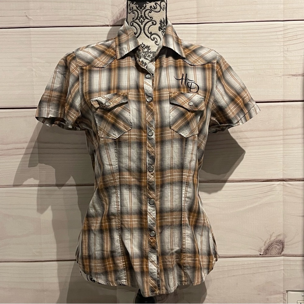 Harley Davidson button up